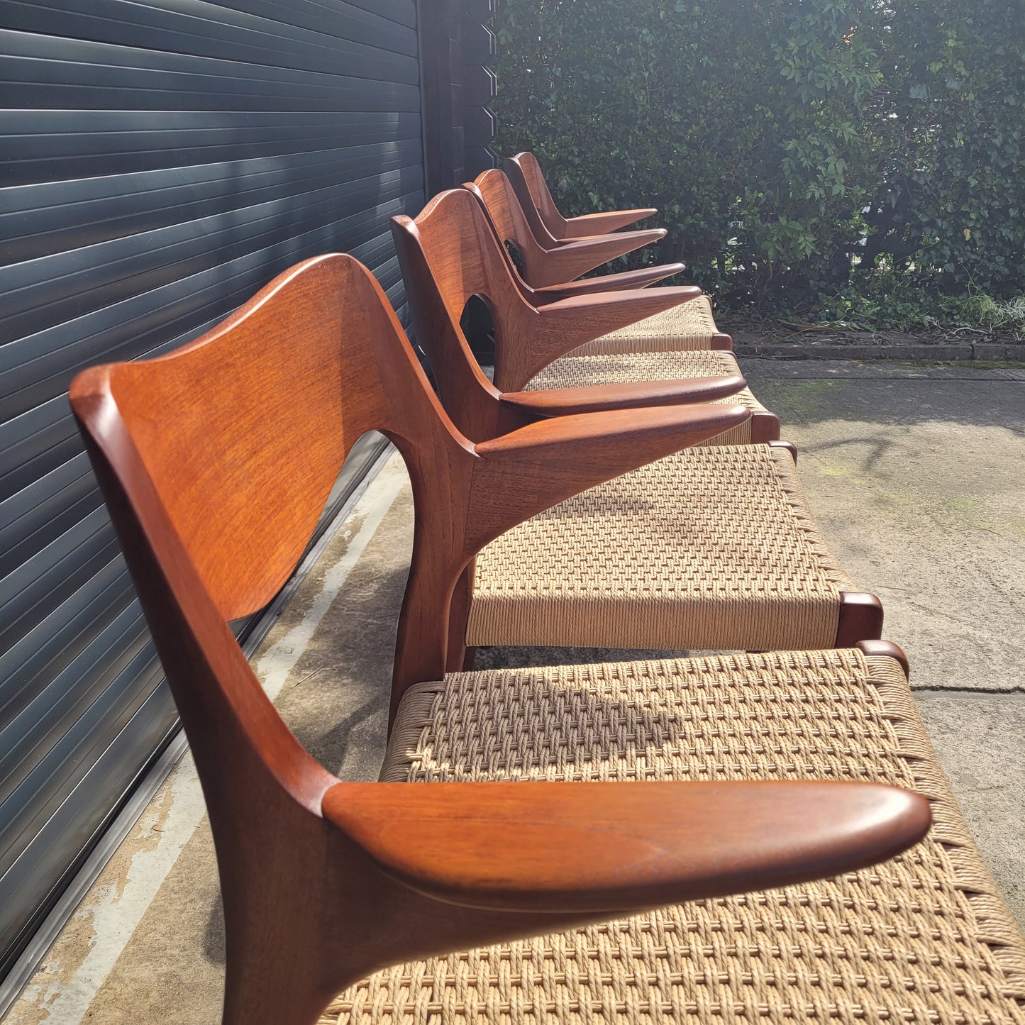 Set of 4 Niels Otto Møller #55 chairs