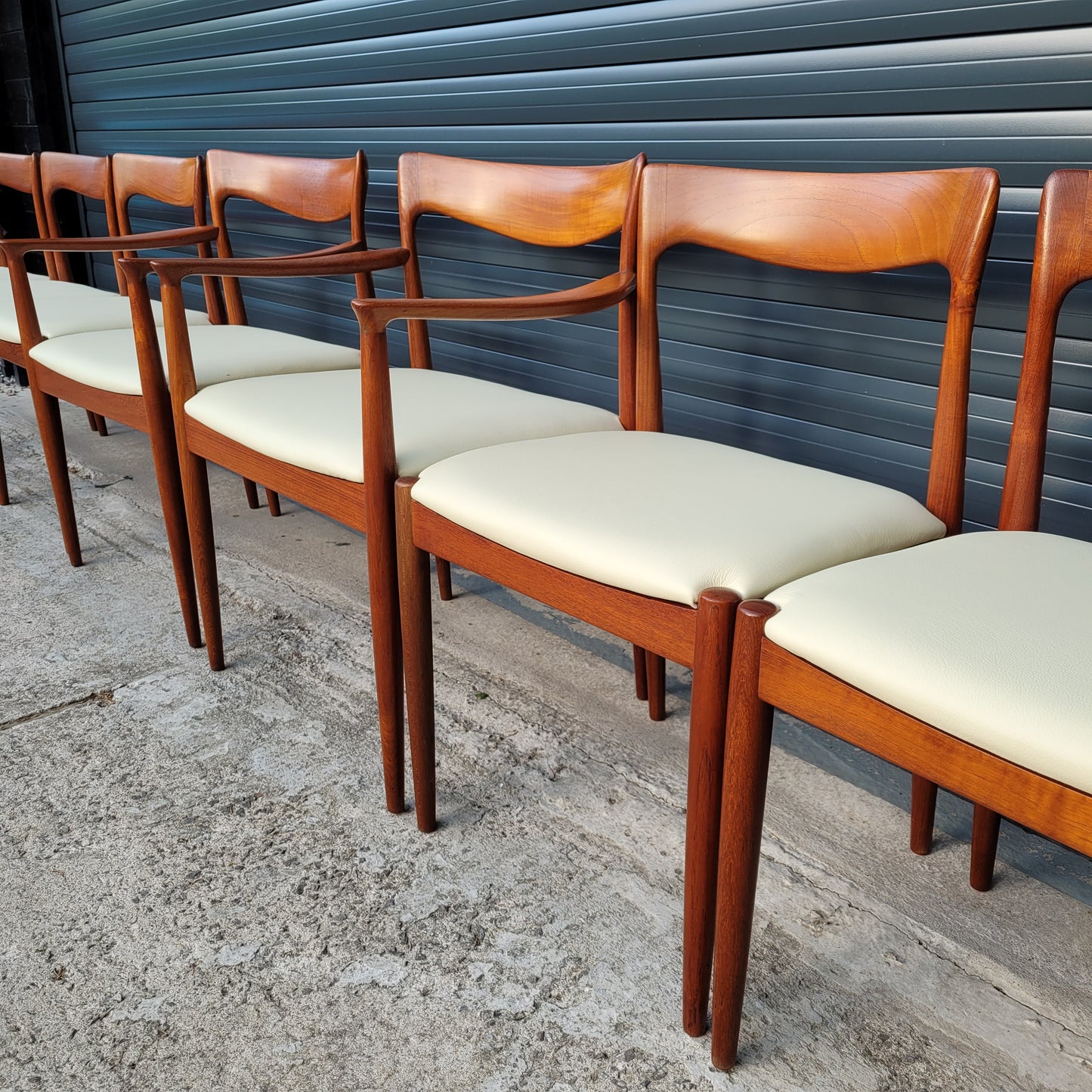 Arne Vodder Dining Chairs set of 8