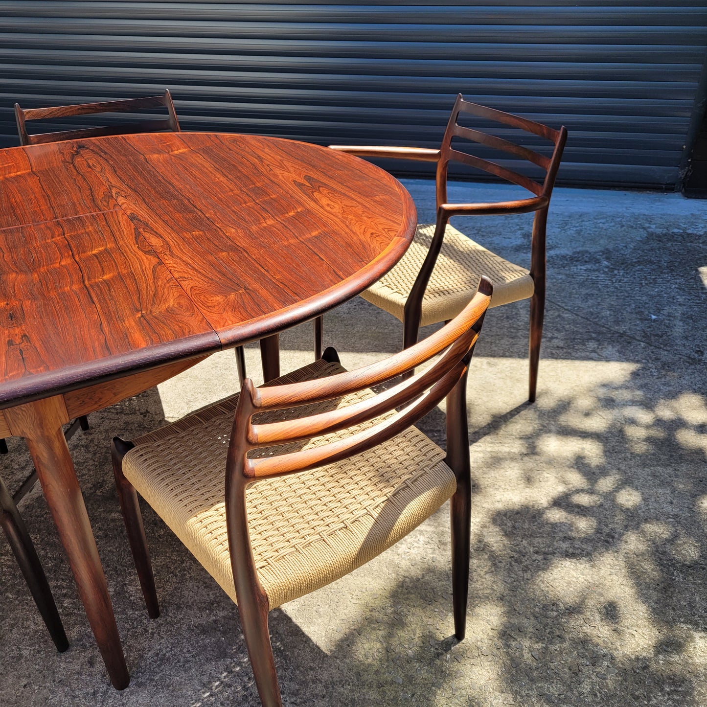 Niels Møller model 15 rosewood dining table