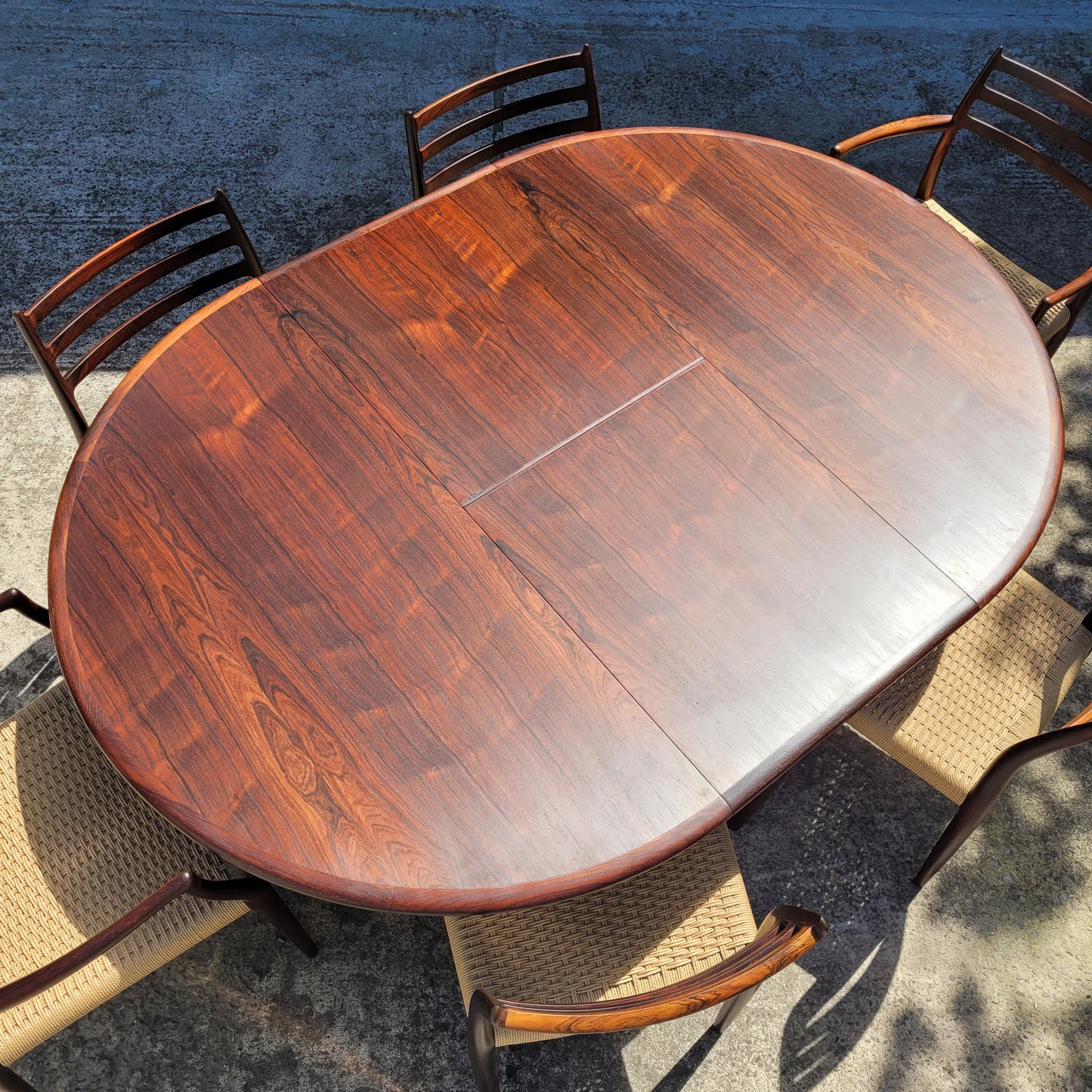 Niels Møller model 15 rosewood dining table