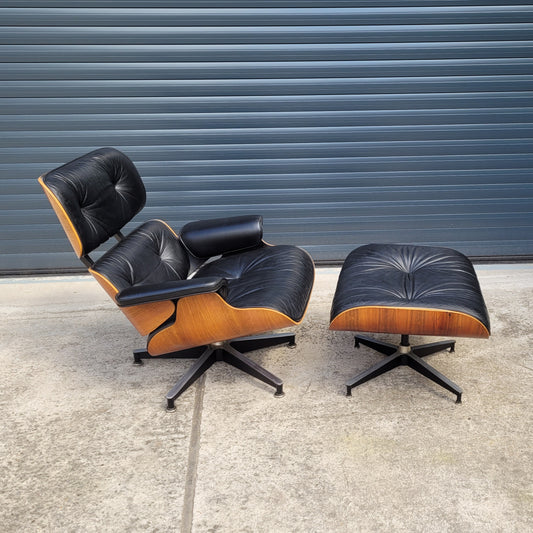 Charles and Ray Eames Lounge Chair and Ottoman