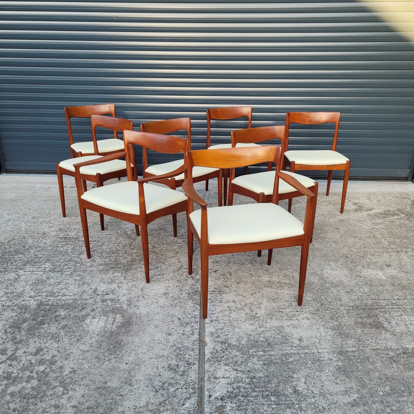 Arne Vodder Dining Chairs set of 8