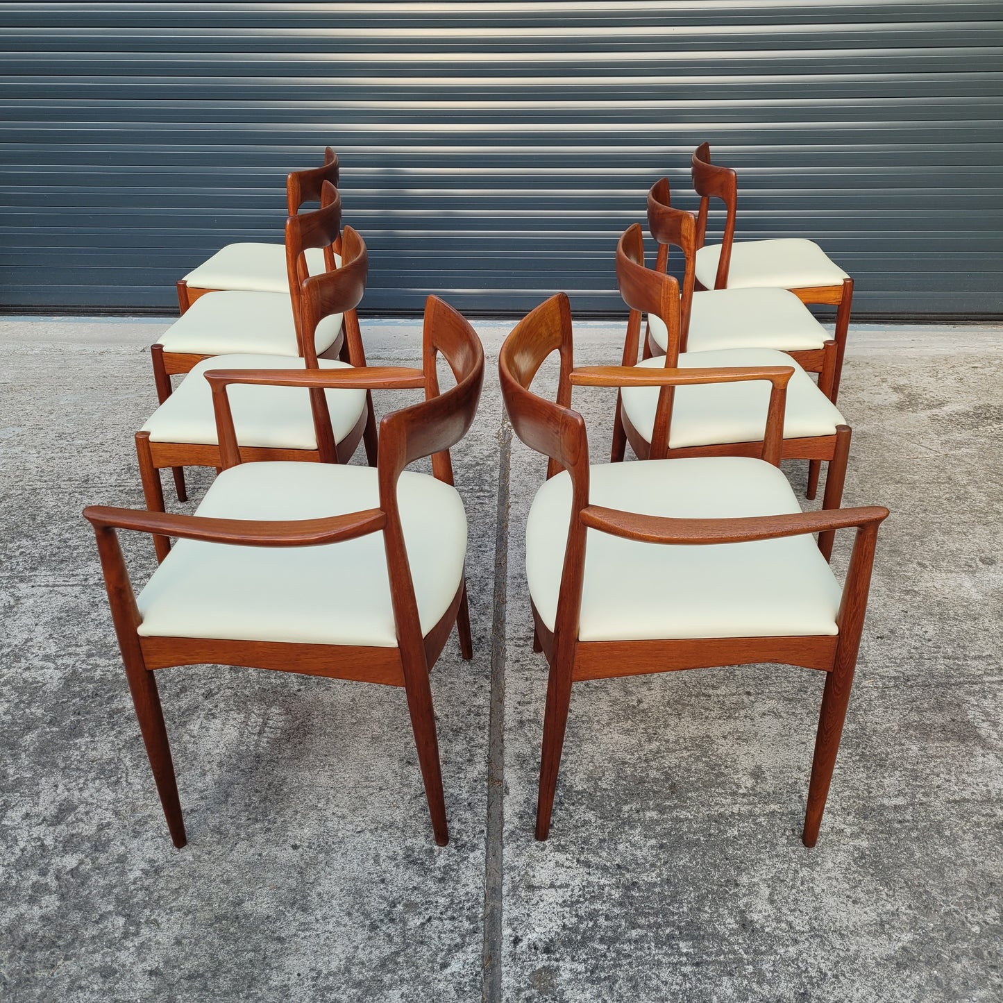 Arne Vodder Dining Chairs set of 8