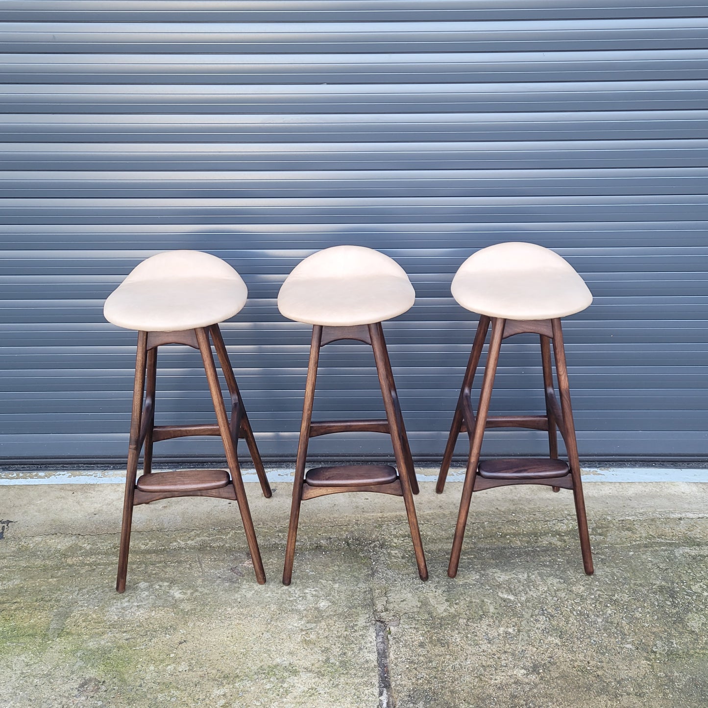 Erik Buch vintage reproduction counter stools set of 3