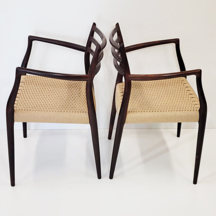 Niels Otto Møller #62 Rosewood carver dining chair