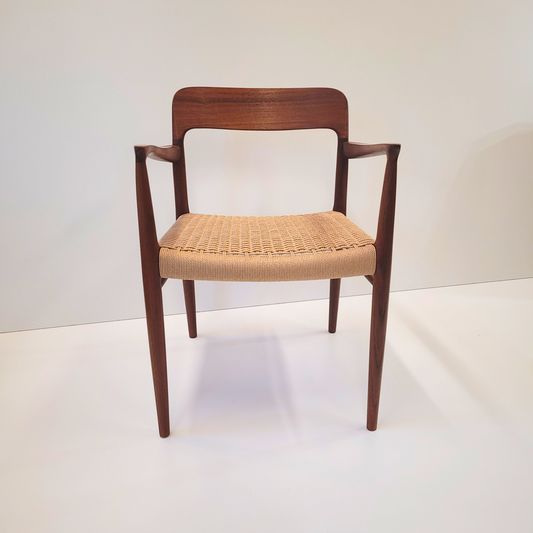 Niels Otto Møller #56 Teak Armchair natural paper cord