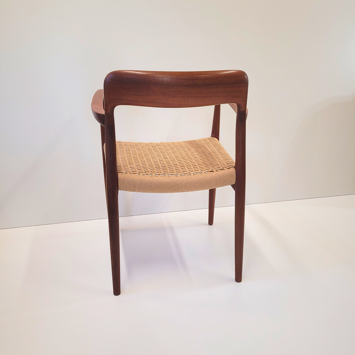 Niels Otto Møller #56 Teak Armchair natural paper cord