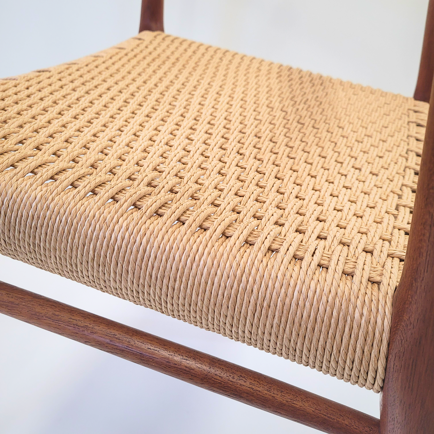 Niels Otto Møller #56 Teak Armchair natural paper cord