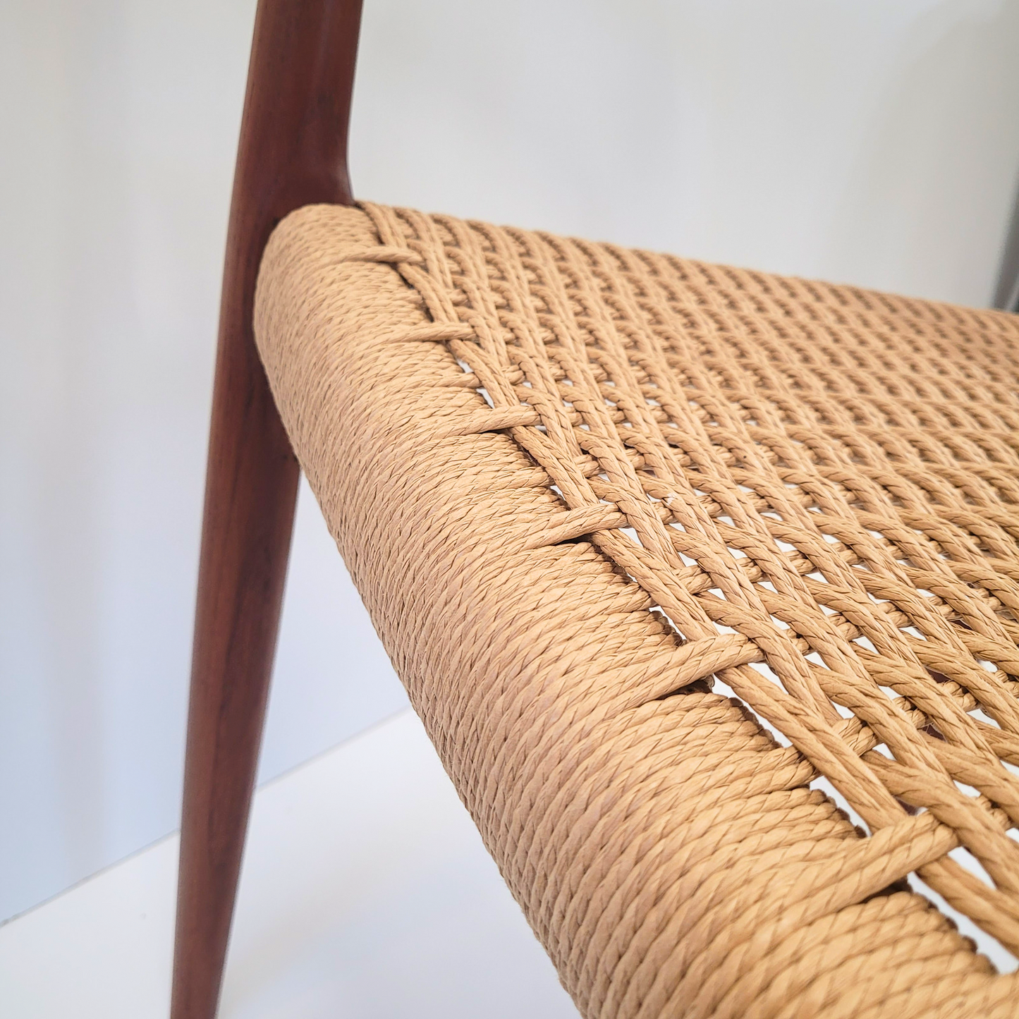 Niels Otto Møller #56 Teak Armchair natural paper cord