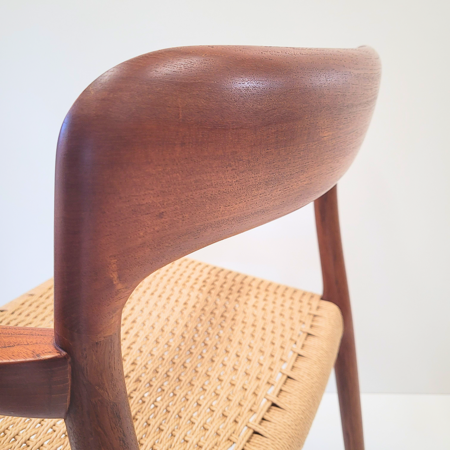 Niels Otto Møller #56 Teak Armchair natural paper cord